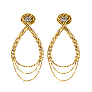 Aros Oro Amarillo 18kt Diamantes