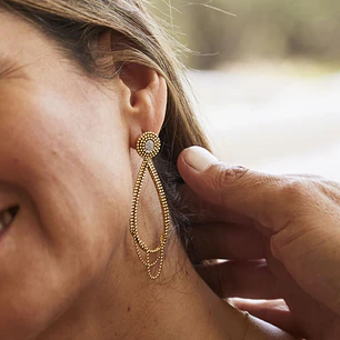 Aros Oro Amarillo 18kt Diamantes