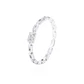 Anillo de Plata Esterlina Cadena con Circón - Miniatura 1