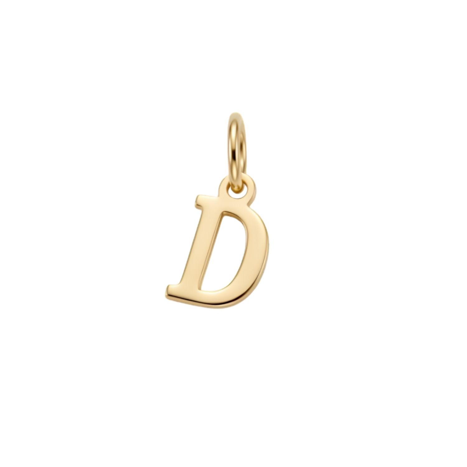 Colgante Inicial D Elegance Oro Miel 18kt 1