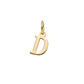 Colgante Inicial D Elegance Oro Miel 18kt - Miniatura 1