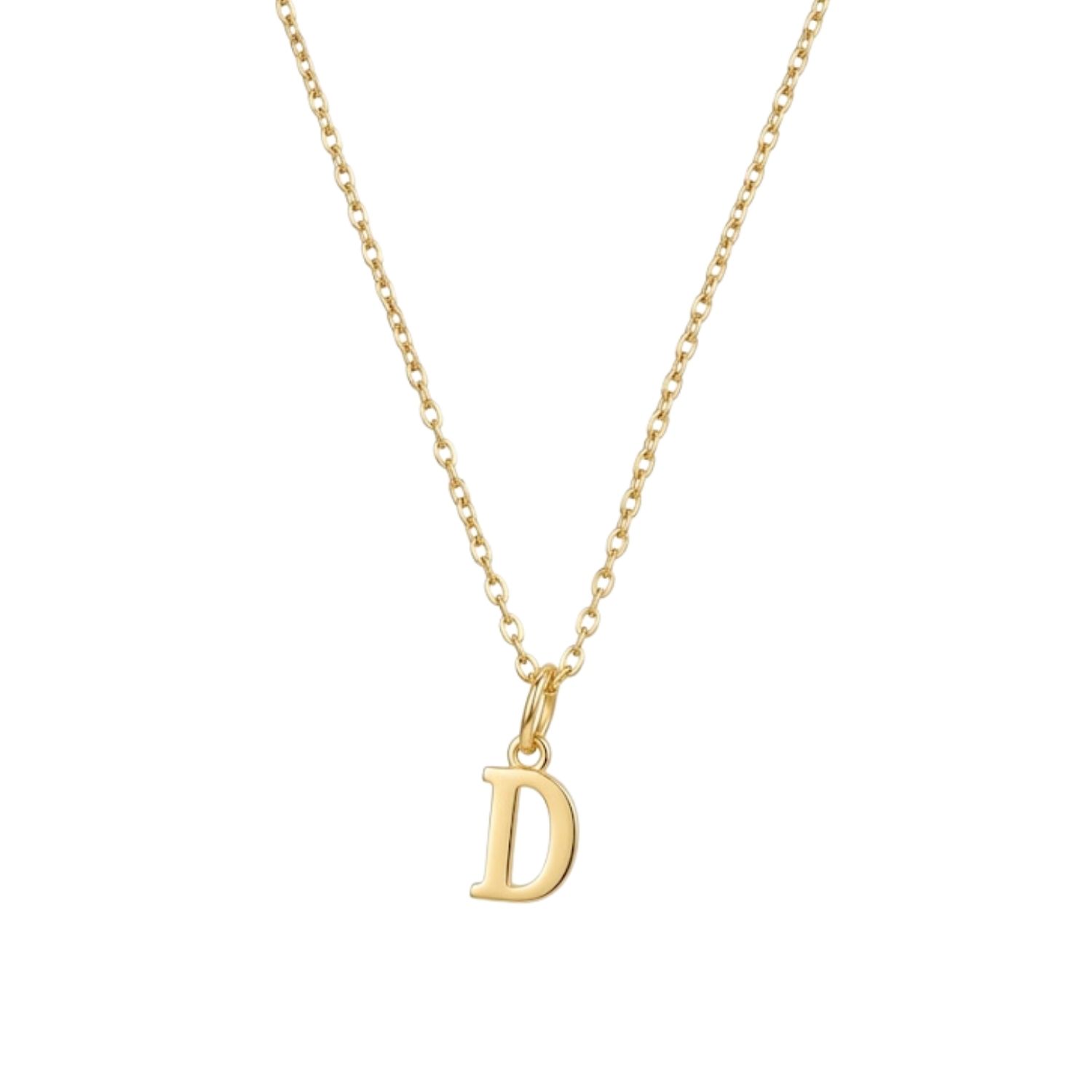 Colgante Inicial D Elegance Oro Miel 18kt 2