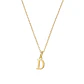 Colgante Inicial D Elegance Oro Miel 18kt - Miniatura 2