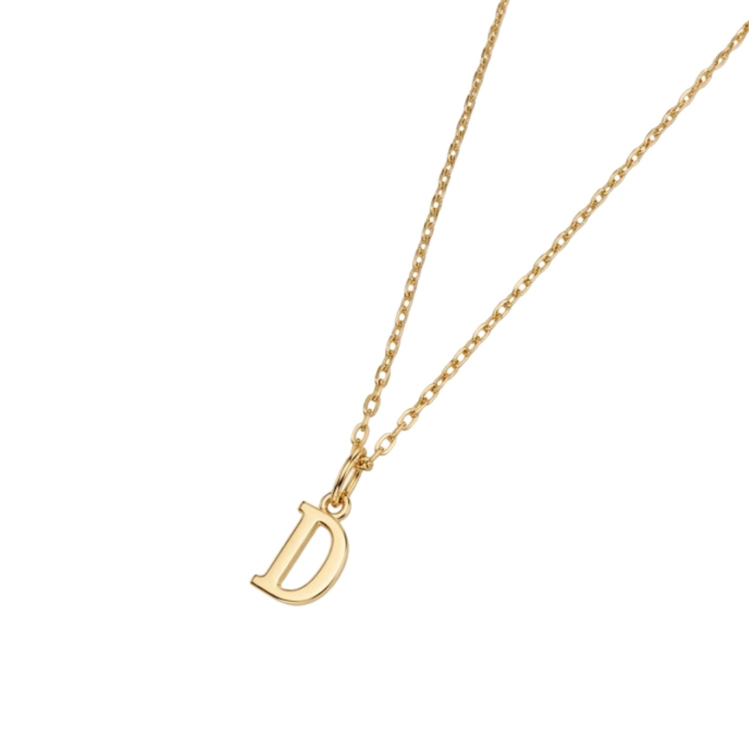 Colgante Inicial D Elegance Oro Miel 18kt 3