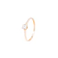 Anillo Oro Amarillo 18kt Solitario con Engaste de Corona - Miniatura 1