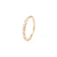 Anillode Oro 18Kt de Compromiso 1/2 Cintillo con Circon - Miniatura 1