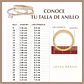 Anillode Oro 18Kt de Compromiso 1/2 Cintillo con Circon - Miniatura 4