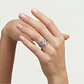 Anillo Oro Blanco 18kt Diamantes 1,39 Qts - Miniatura 4