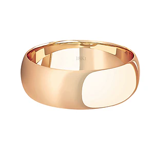 Argolla Matrimonio de Oro Miel 18kt Inglés Argos de 5,0mm