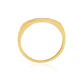 Anillo Compromiso de Oro 18Kt Riel Circonita Simple - Miniatura 2