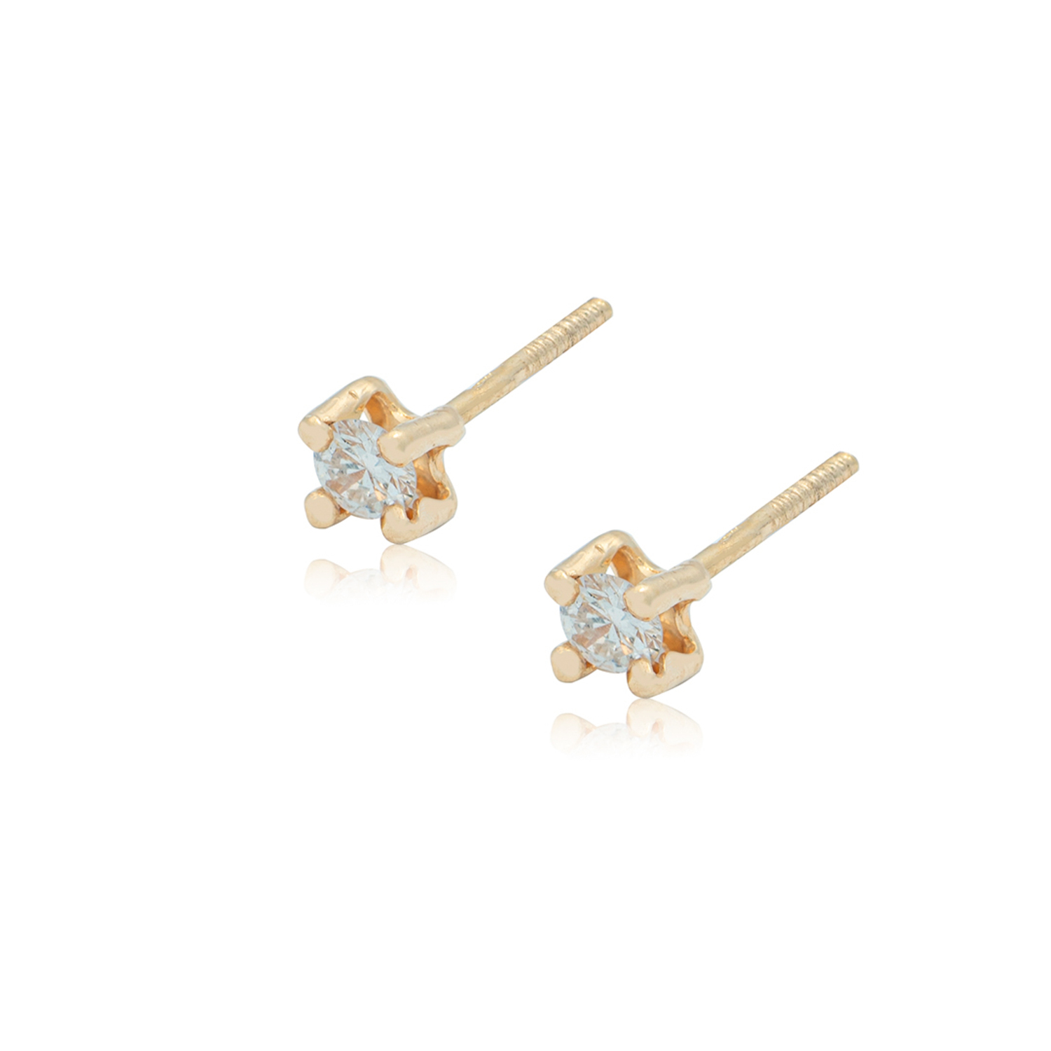 Aros de Oro 18kt Diamantes, 16 ptos 2