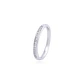 Anillo Oro Blanco 18kt Diamantes 12 Pts Corte Brillante SI/H - Miniatura 1