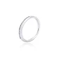 Anillo Oro Blanco 18kt Diamantes 12 Pts Corte Brillante SI/H - Miniatura 2