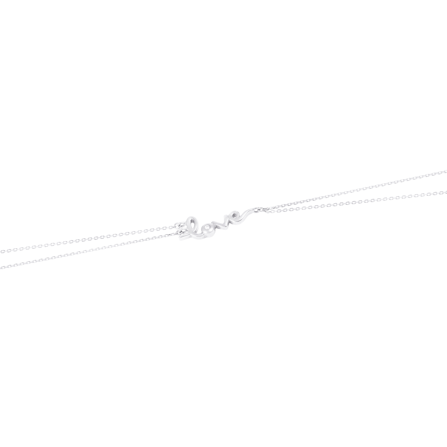 Pulsera Oro Blanco 18kt Tipo Anillo Love Diamante 1 Pts 3