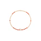 Pulsera de Plata Esterlina 925 Estrella naranja Bañado en Oro 14kt - Miniatura 1