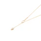 Collar de Oro 18kt Gota Circonita - Miniatura 1