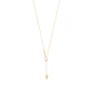 Collar de Oro 18kt Gota Circonita - Miniatura 3