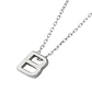 Collar de Plata Esterlina 925 Letra B - Miniatura 1