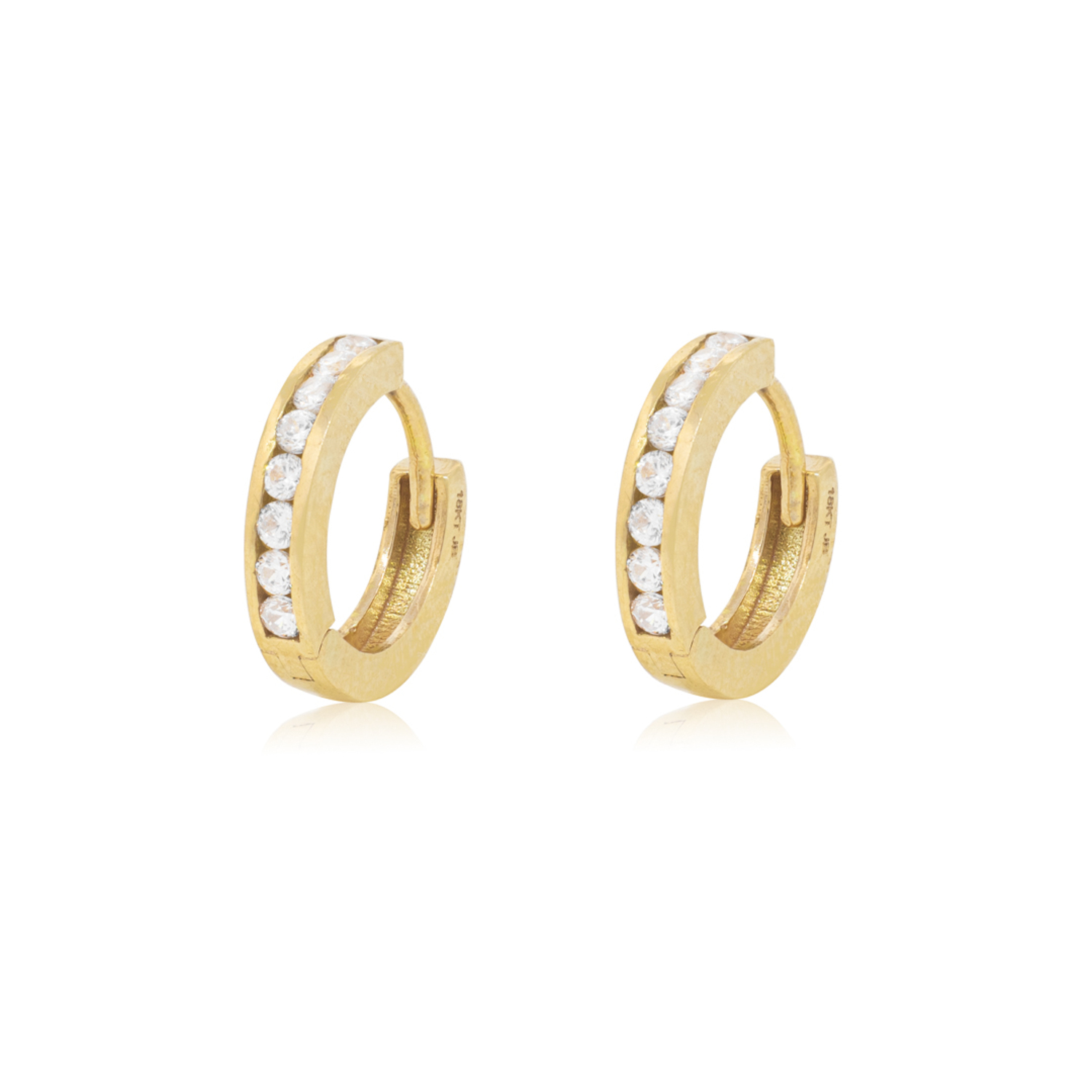 Aros de Oro 18kt Riel de Circones 1