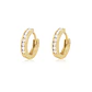 Aros de Oro 18kt Riel de Circones - Miniatura 1