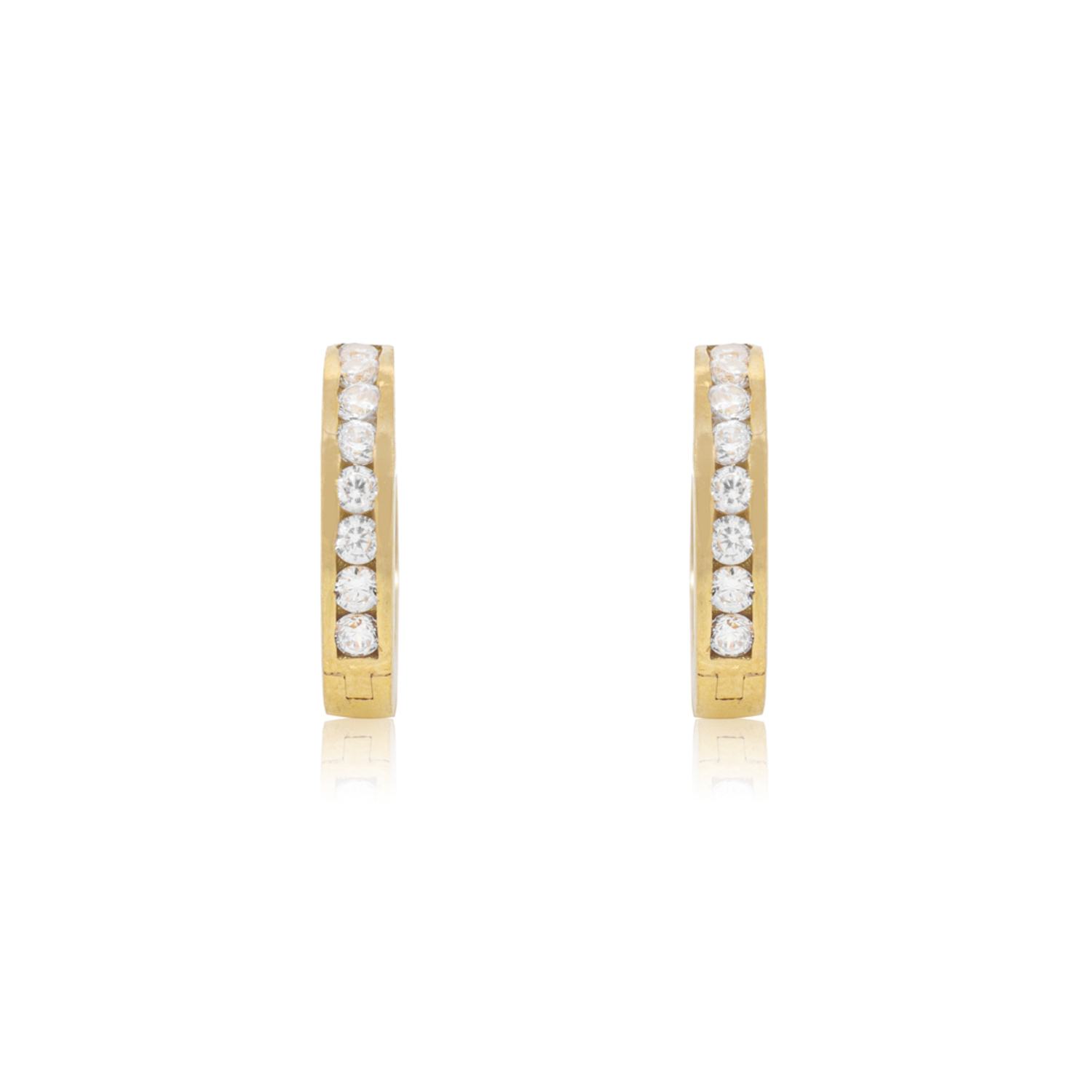 Aros de Oro 18kt Riel de Circones 2