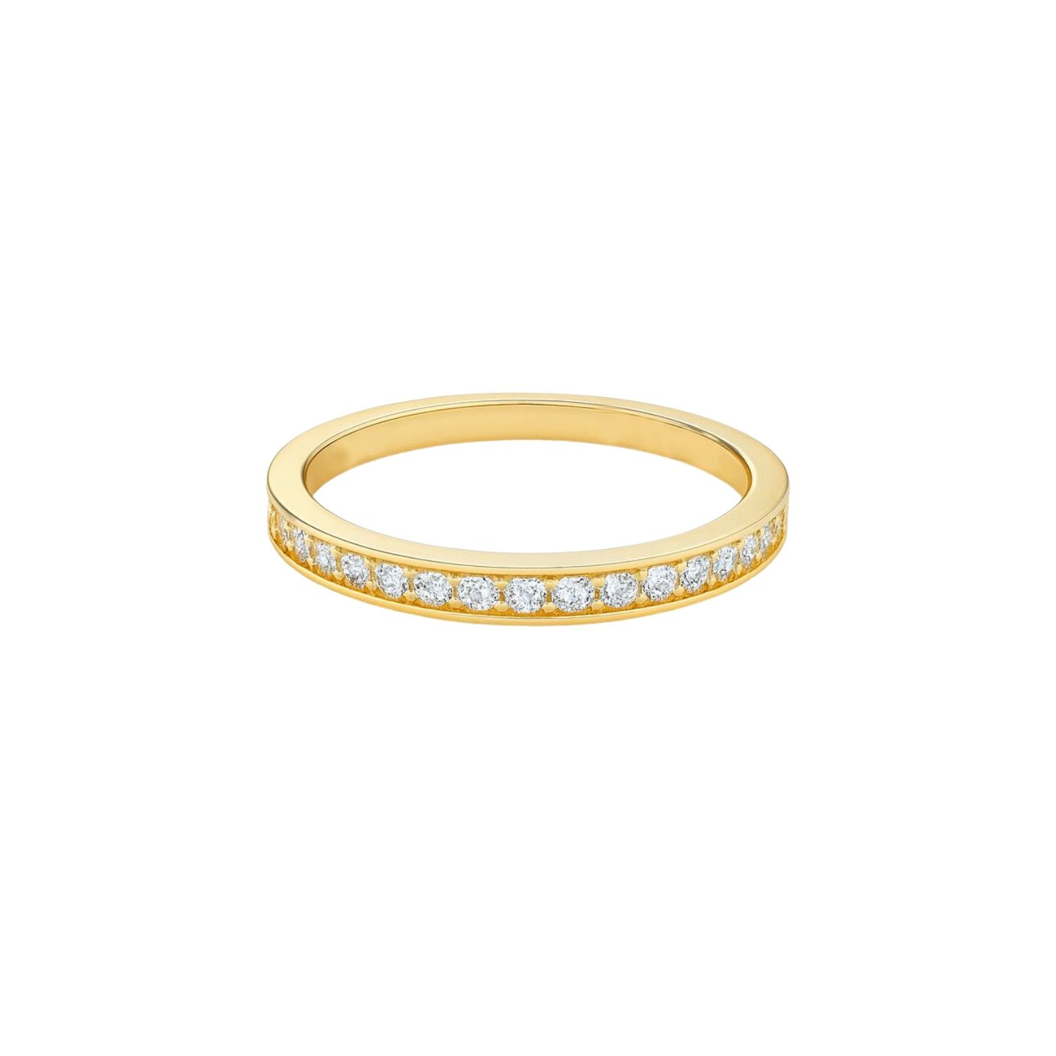 Anillo Oro Amarillo 18kt Riel-Infinito Circonita 3