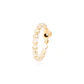 Anillo de Plata Esterlina 925 Bolita Circon Revestido en Oro 18kt - Miniatura 3