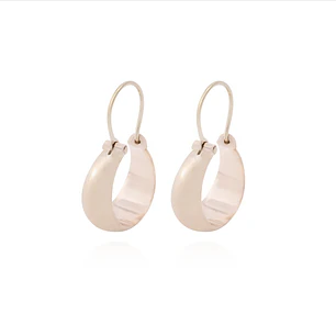 Aros Oro Miel de 18kt Bote Pequeño 10 mm