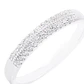 Anillo de Plata Esterlina Medio Cintillo doble con Circonita - Miniatura 2