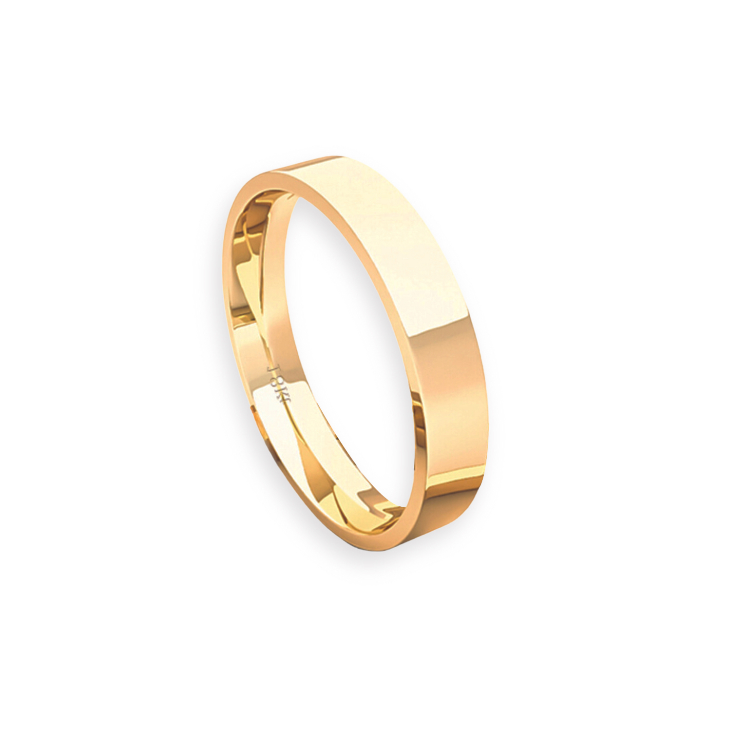 Argolla Matrimonio de Oro Amarillo 18kt Tubo ErgoFit Portus de 3,5mm 3