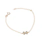 Pulsera Plata Esterlina 925 Mariposa Revestida en Oro 18kt - Miniatura 3