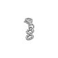 Colgante de Plata Esterlina 925 Infinito Circon - Miniatura 2