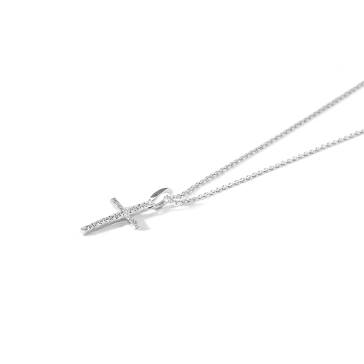 Collar de Oro Blanco 18kt con Diamantes Pts Totales SI/H Corte Brillante 30148 - By Danielle Costantini 1