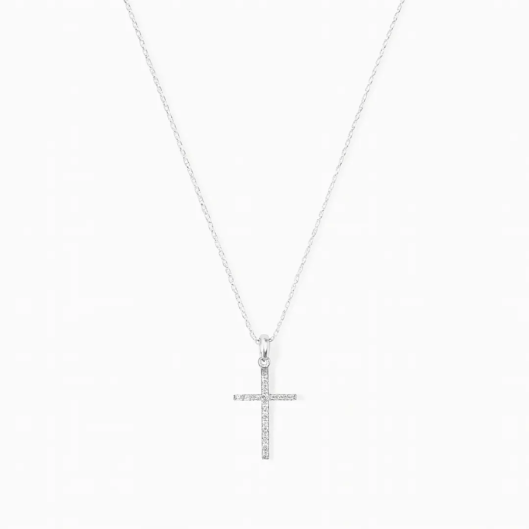 Collar de Oro Blanco 18kt con Diamantes Pts Totales SI/H Corte Brillante 30148 - By Danielle Costantini 3