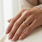 Anillo Oro Miel 18kt Brisa con Amatistas y Circonitas - Miniatura 4