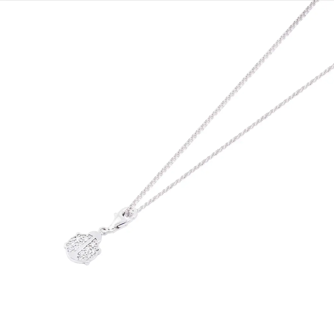 Colgante de Plata Esterlina 925 Chinita Circonita 3