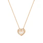 Collar Oro Miel 18kt Diamantes 1x27 Pts H/SI Corte Brillante - Miniatura 3