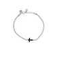 Pulsera de Plata Esterlina 925 Cruz Esmaltada Circon - Miniatura 1