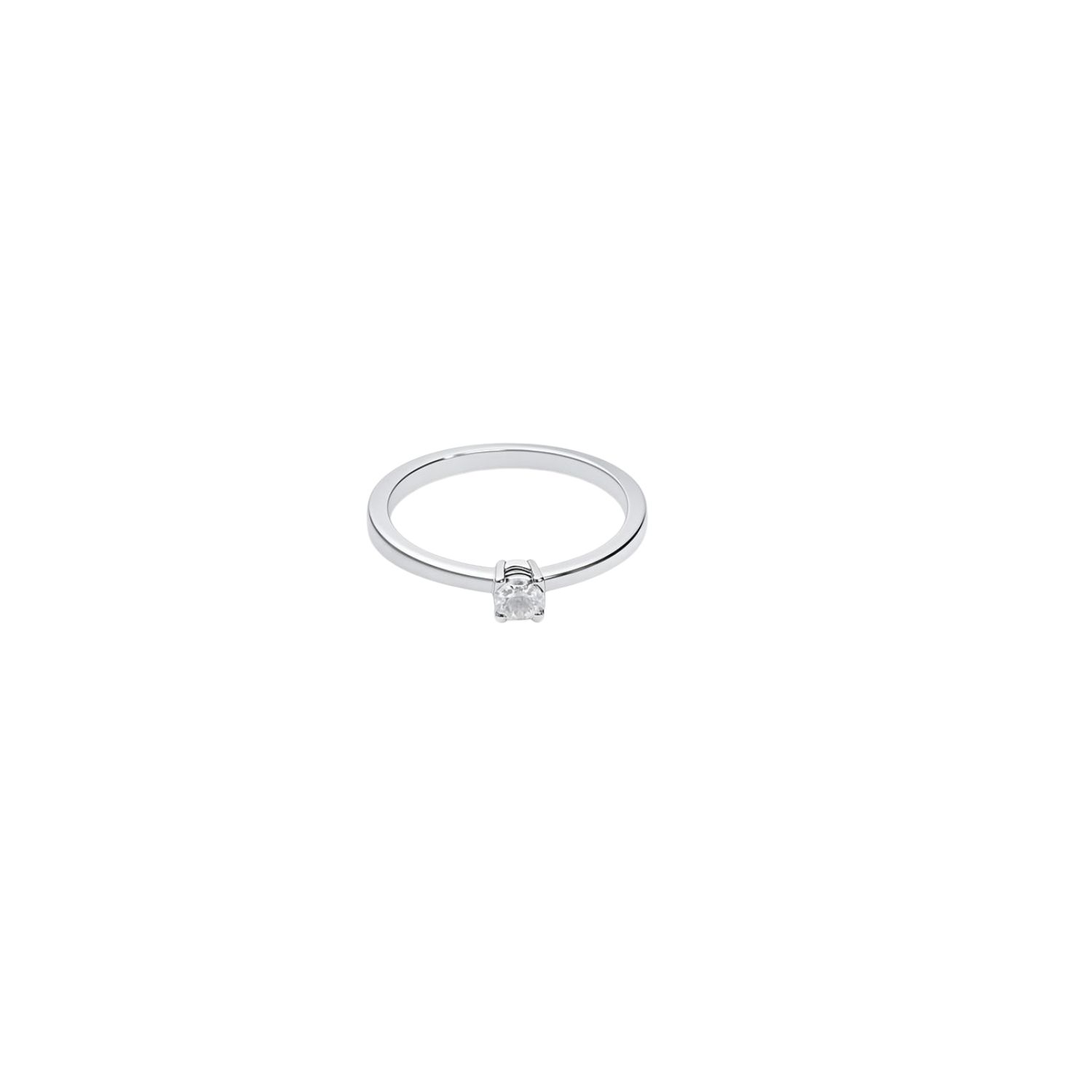 Anillo Oro Blanco 18kt Diamantes 3 Pts 1