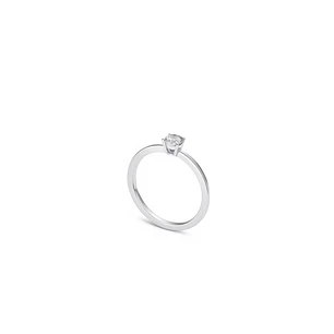 Anillo Oro Blanco 18kt Diamantes 3 Pts