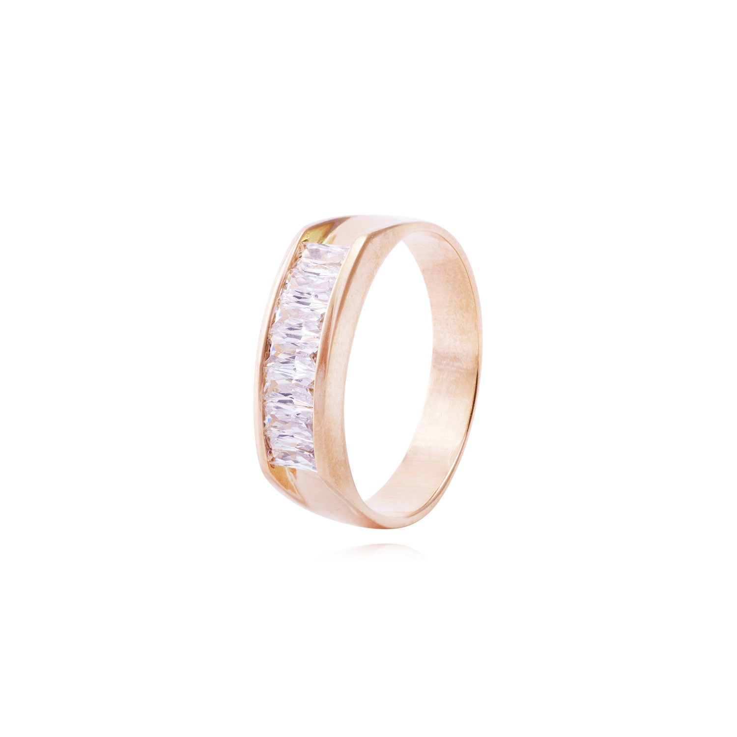 Anillo Oro Miel 18kt Destello 1