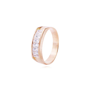 Anillo Oro Miel 18kt Destello