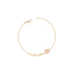 Pulsera de Oro Amarillo 18kt Rosa de Diamantes 16 Pts - Miniatura 1
