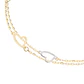 Pulsera de Oro 18kt Corazion Duo - Miniatura 2