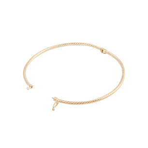 Pulsera de Oro 18kt Esclava Biselada
