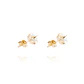 Aros de Oro 18kt Circón 4MM - Miniatura 3
