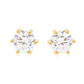 Aros de Oro 18kt Circon con 6 Grifas - Miniatura 1