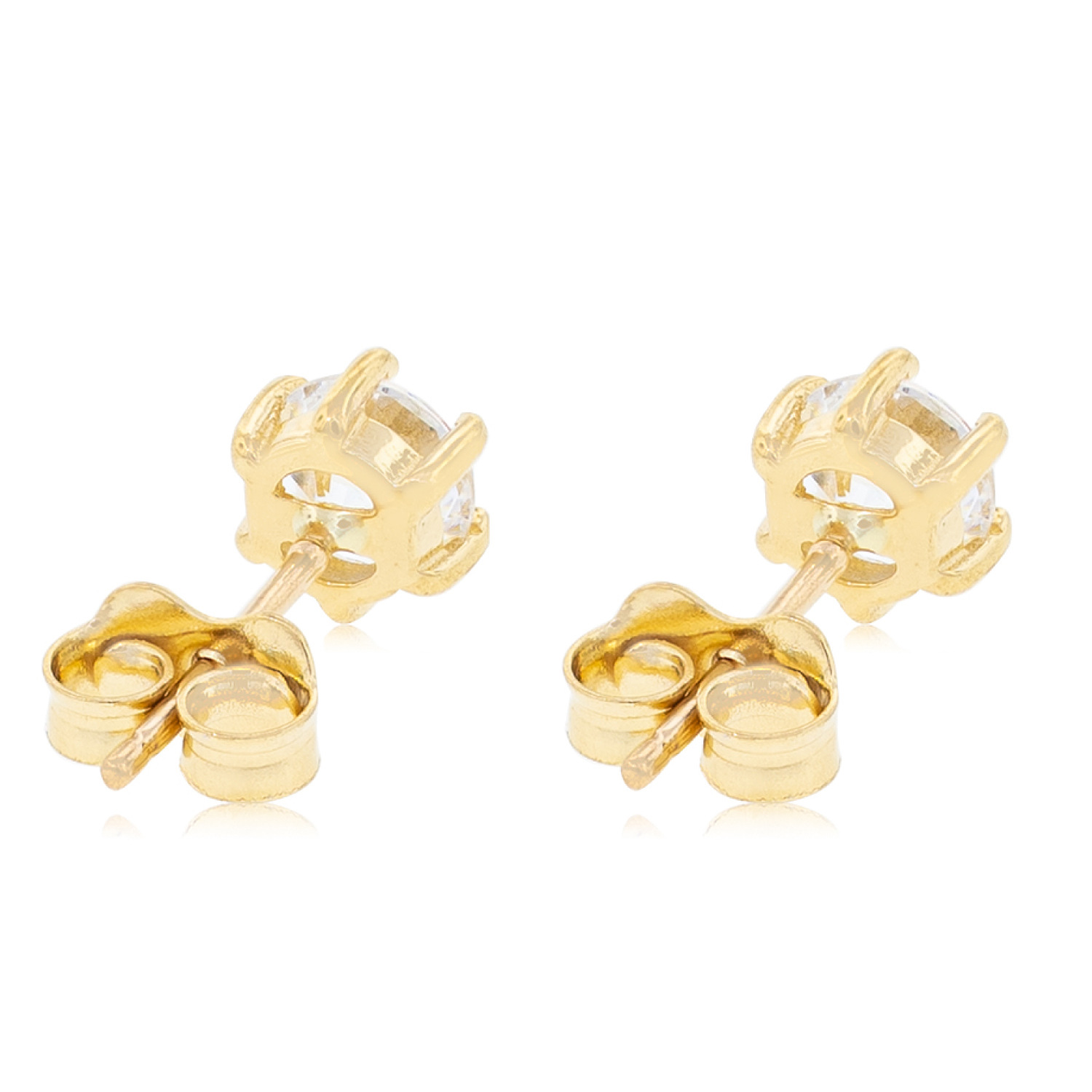 Aros de Oro 18kt Circon con 6 Grifas 3