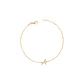 Pulsera Oro Amarillo 18kt Letra A 6 Pts - Miniatura 1