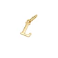 Colgante Inicial L Selecta Oro Miel 18kt - Miniatura 1